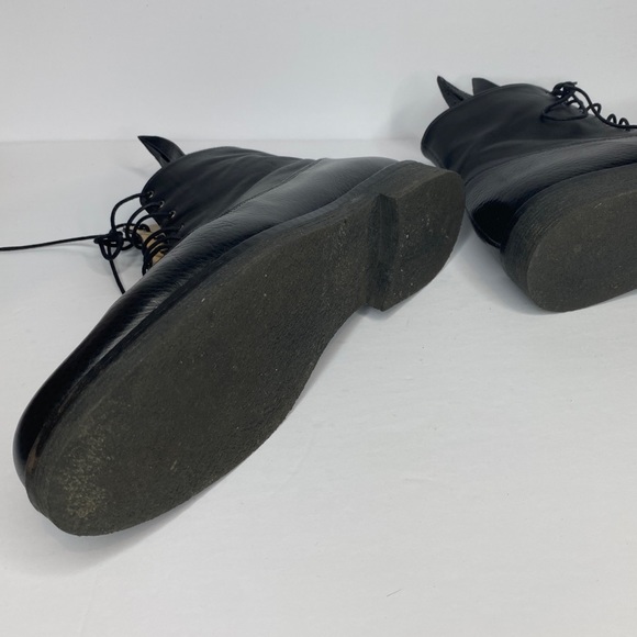 AUTHENTIC MINNA PARIKKA BUNNY COMBAT BOOTS LEATHER - Picture 10 of 15